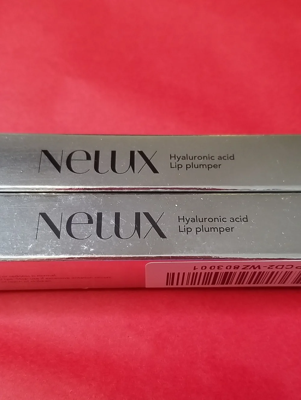 Nelux Hyaluronic Acid Lip Plumper 2 each New Without Tag